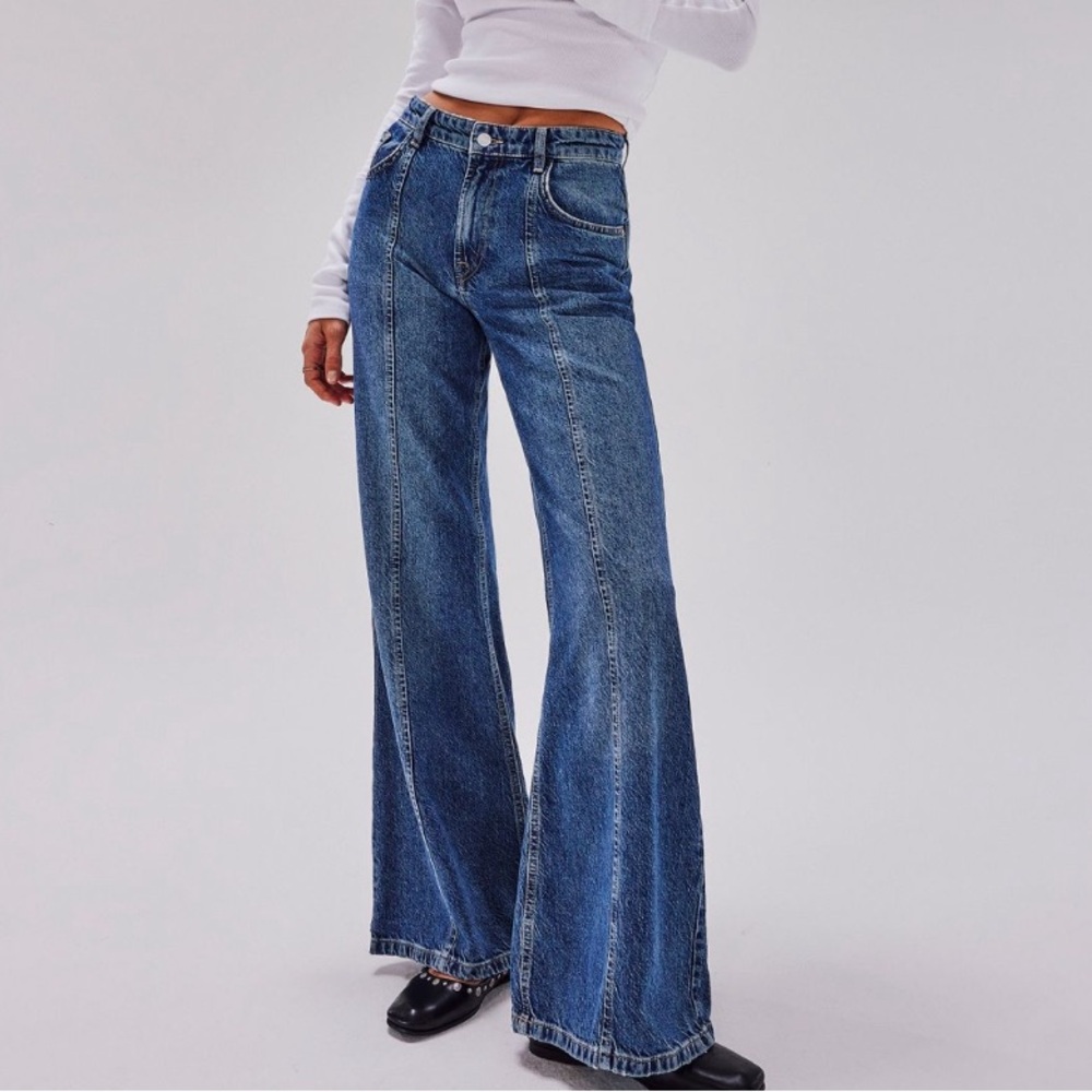 We The Free Wallflower Wide-Leg Jeans